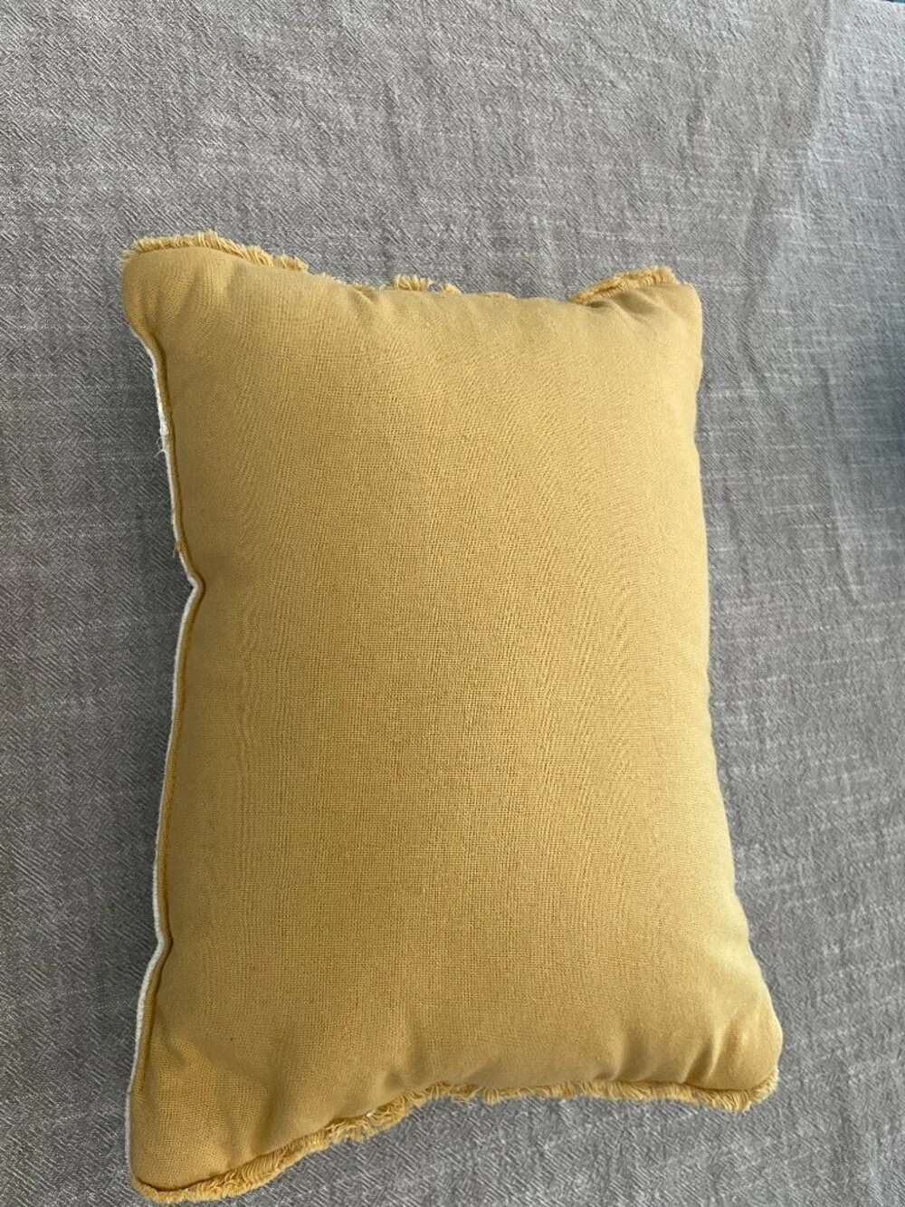 Bella Lux Decorative Throw Pillow Gnome Truck Sunflowers 12